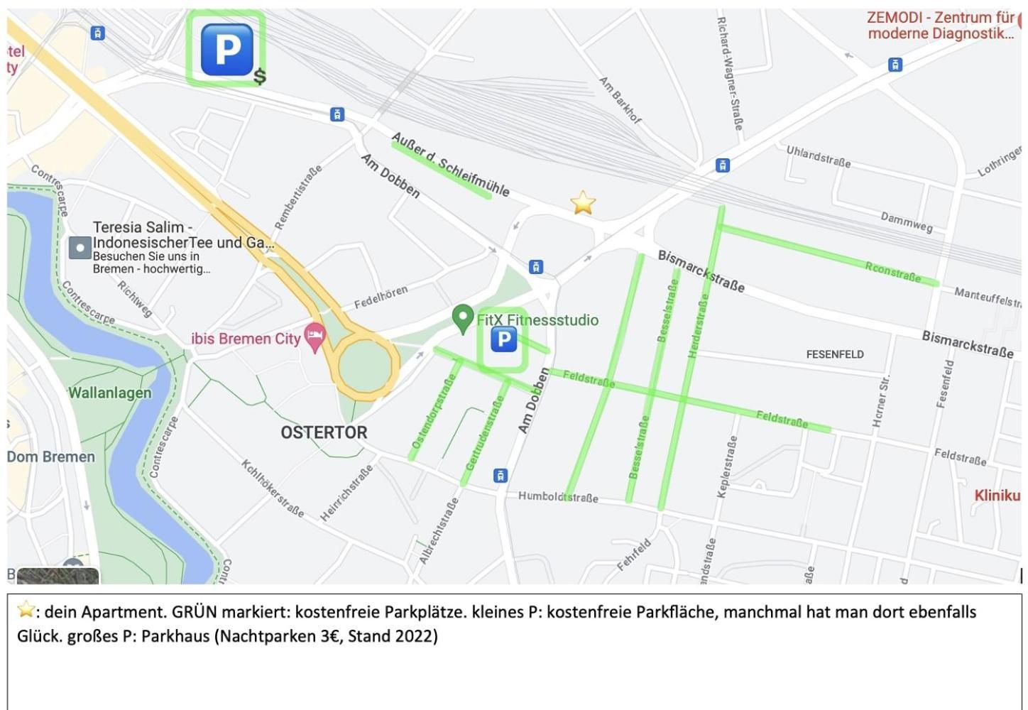 Superhosts Zentrum - Parkplatz - Badewanne - Netflix - Kaffee Бремен Экстерьер фото